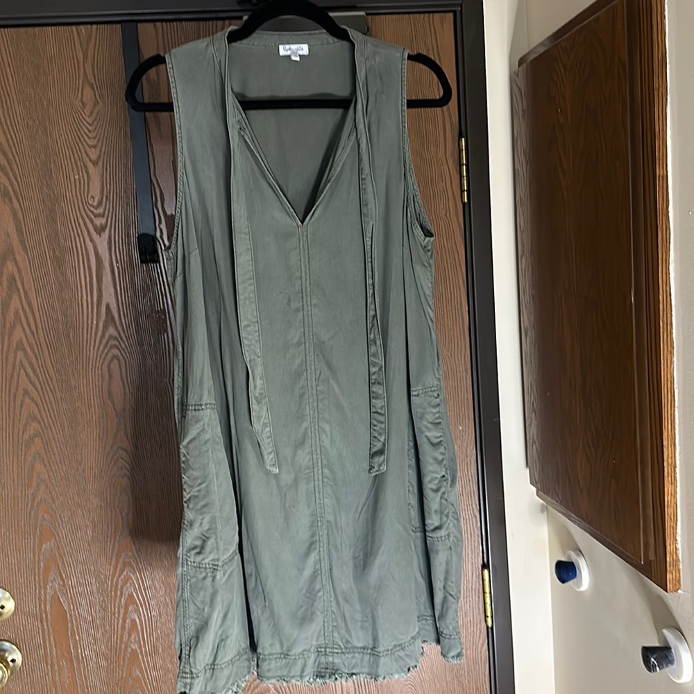 Splendid lightweight olive dress
